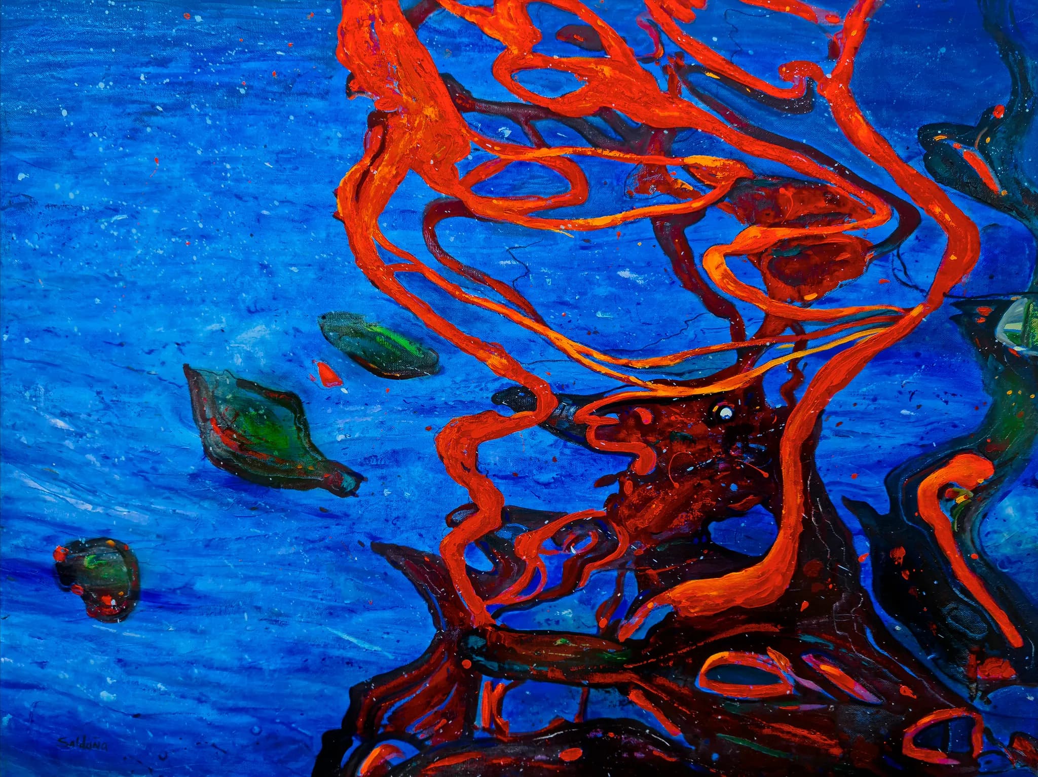 Luis Saldana - Serie Agua Especular XIX