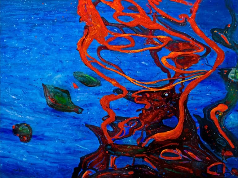 Luis Saldaña Serie Agua Especular XIX