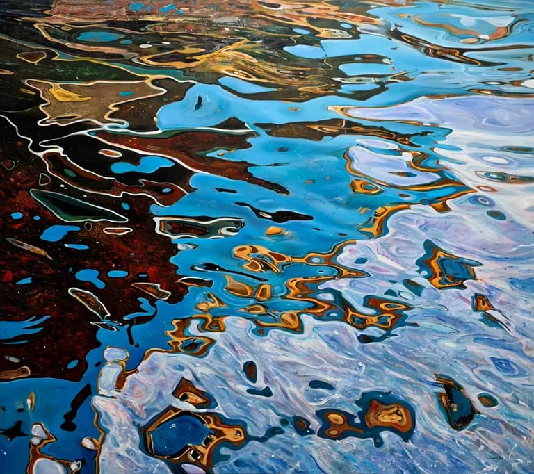 Luis Saldaña Serie Agua Especular IX