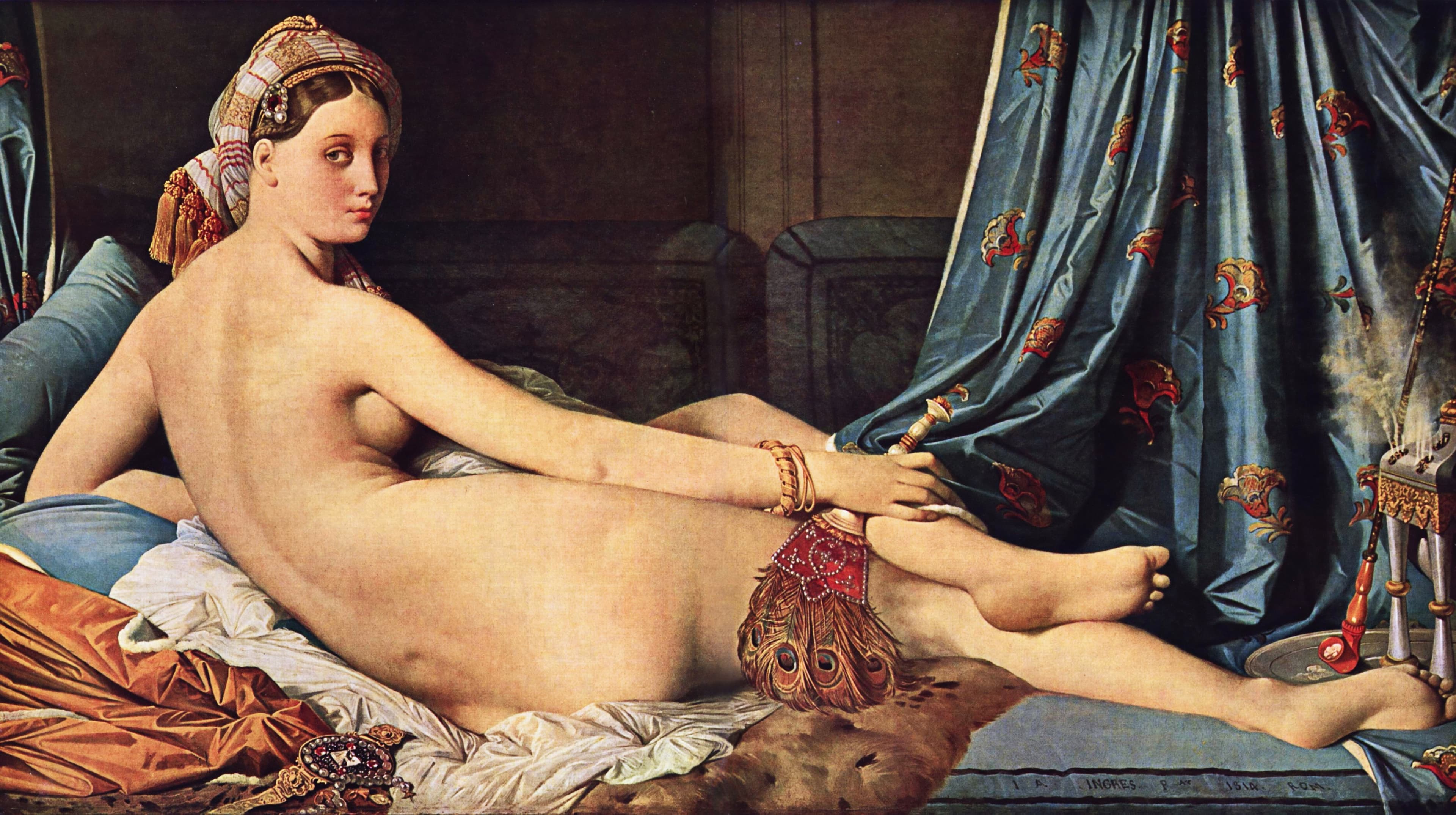 Jean-Auguste-Dominique Ingres, La Grande Odalisque, 1814