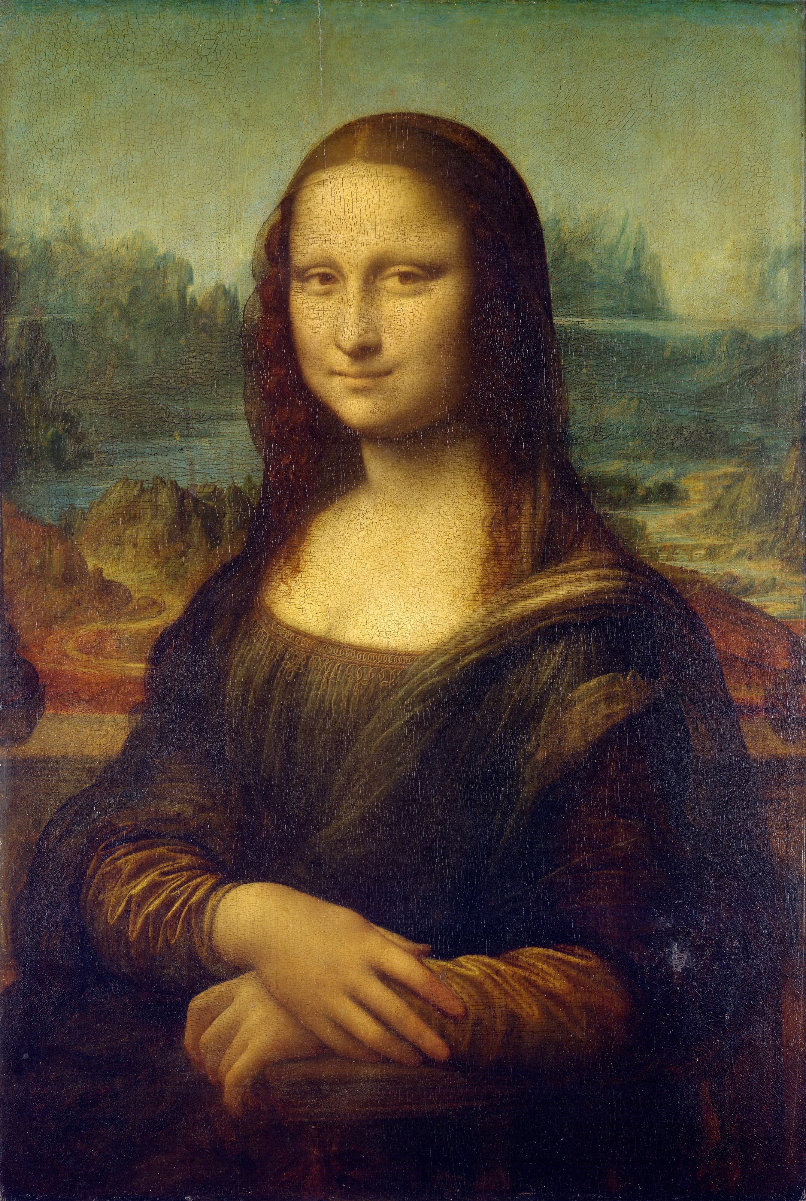 Leonardo da Vinci, Mona Lisa, begun about 1503