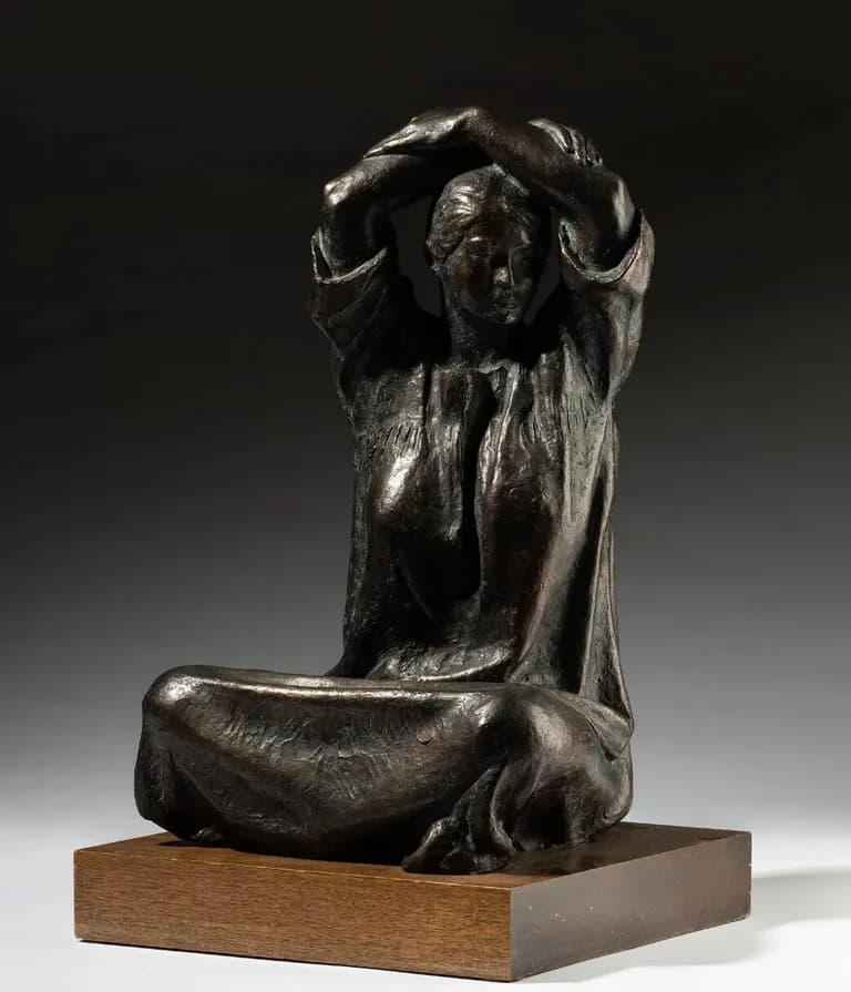 Felipe Castañeda Seated Woman