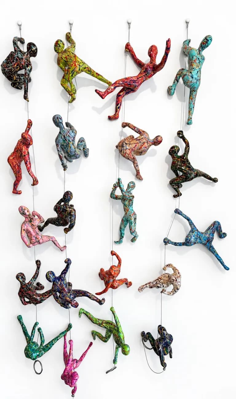 Ancizar Marín's Pollock Climbers, Exclusively at Aldo Castillo Gallery