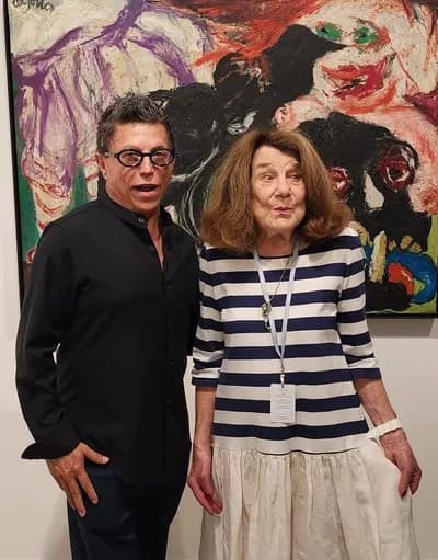 Aldo Castillo and Jacqueline Beatrice de Jong, Dutch Painter, Sculptor,and Graphic artist.