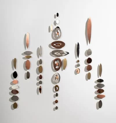 Carolina Sardi, Souls, Alma, 2023, painted steel