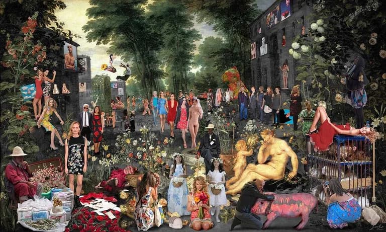 Lluis Barba, Smell, Brueghel-Rubens, Travelers in Time, 2016, Diasec, 1/7, 100 X 166cm
