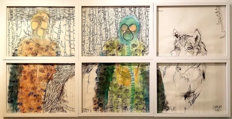 Lorna Marsh Camouflage (6 Panels)
