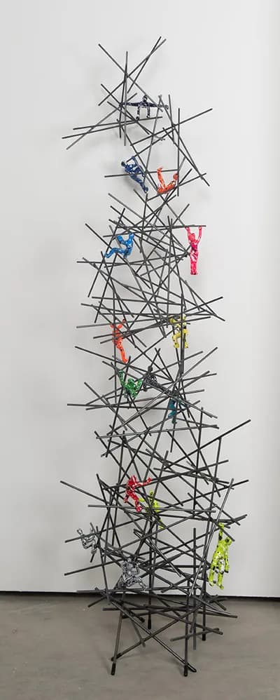 Ancizar Marin Metal Structure with Climbers