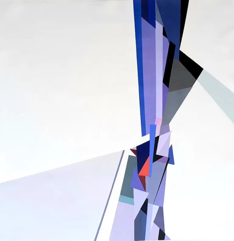Ramon Chirinos, Structure III, 2020, acrylic on canvas