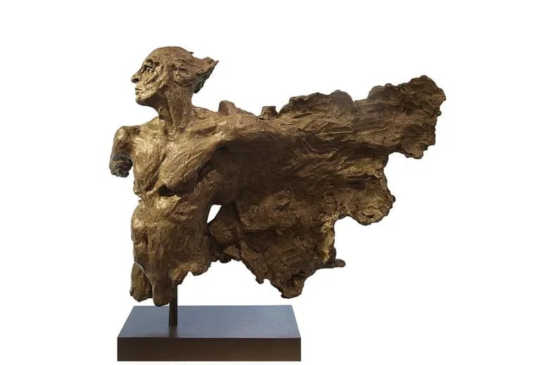 James Mathison, Man with Wings, bronze, edition 1 of 8