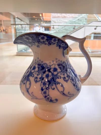 Antique Royale England Ceramic Wash Basin Pitcher, As is