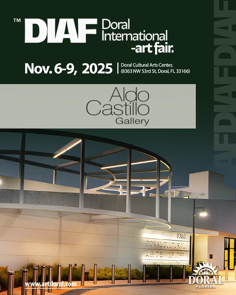 Hugo Diaz at Doral International Art Fair 2025
