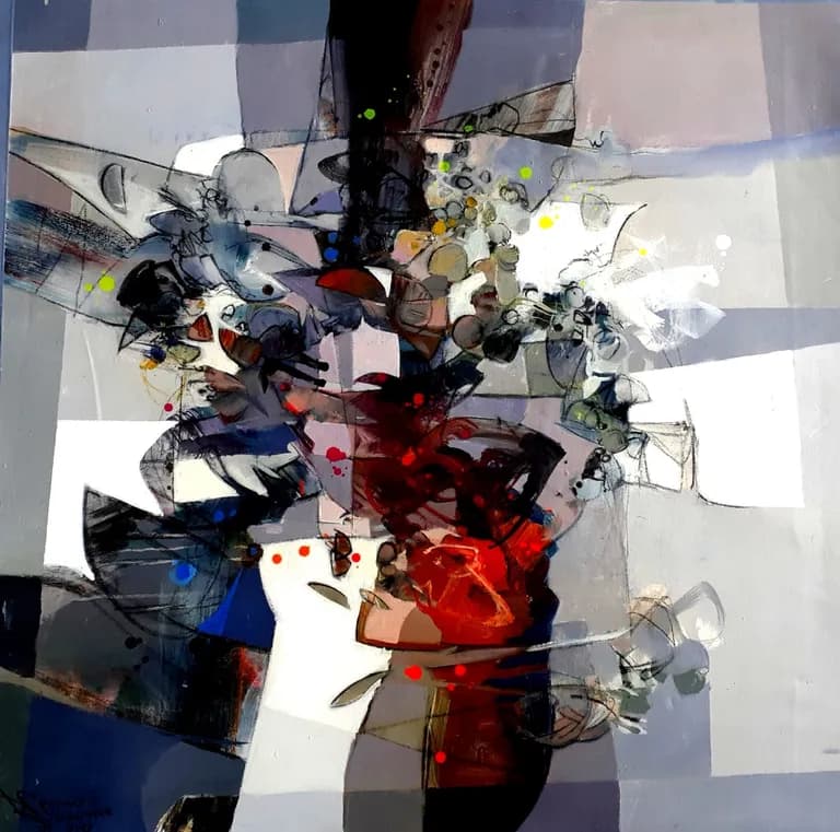 Ramon Chirinos, Fragments of Naturel, 2017, acrylic on canvas