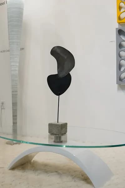 Sculpture in Lacquered Metal