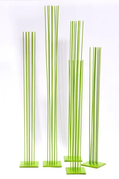 Carolina Sardi, Greener Grass, 2007, painted steel