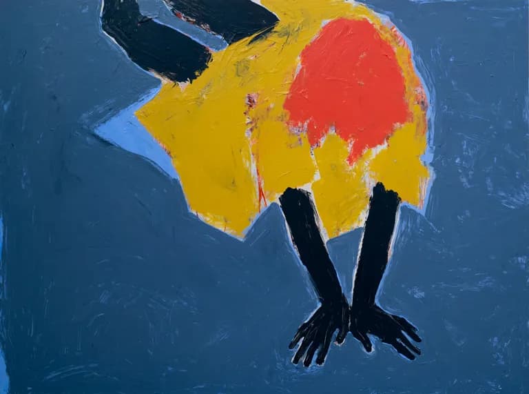Lorna Marsh, Dancer, 2000, Mixed Media on Panel, 36 x 48 In