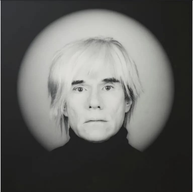 Robert Mapplethorpe, Andy Warhol, 1986, Fine Duotone Photo Engraving, 10 x 10 in. (Mount Board 14 x 11 in.) SOLD