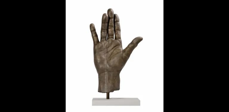 James Mathison, Mano VII, Bronze, H33 x 15W x 8.5D In