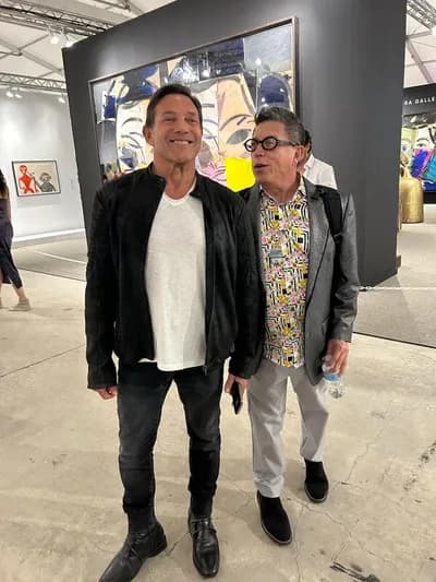 Aldo Castillo and Jordan Belfort, Former Stockbroker.