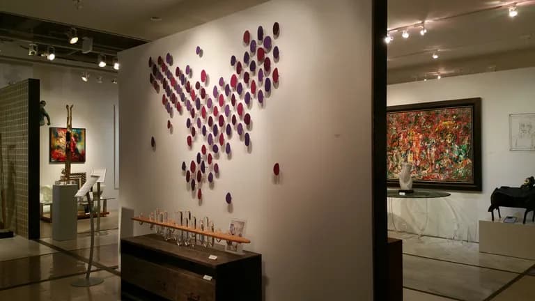 Carolina Sardi, Wall Installation, painted steel