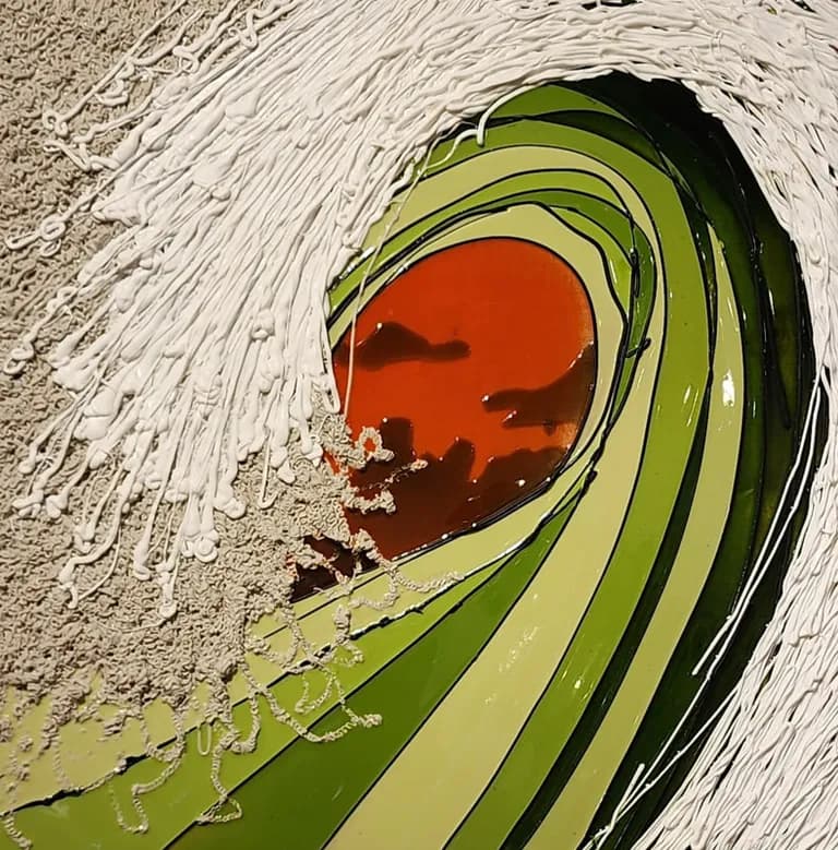 Enrique Machado, Olive Me, Resin, Silicone, Acrylic and Oil on Wood, 24H x 32W In