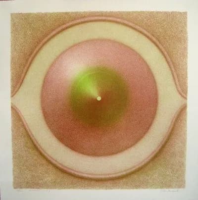 Rodolfo Abularach, Espacial L5, lithograph, edition 32 of 100
