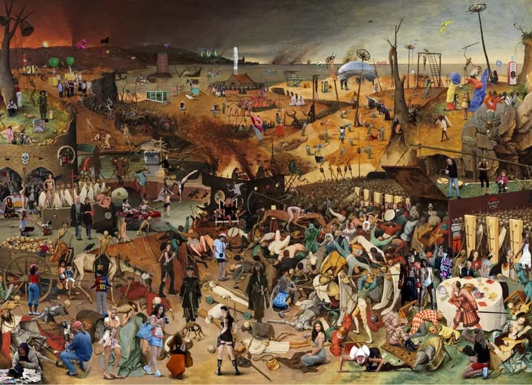 Lluis Barba, The Triumph of Death. Pieter Brueghel, Travelers in time, 2010, 1/6, Diasec (Plexiglass), 150 x 200 cm