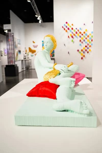 Daniele Fortuna, La Grande Odalisque, Jean-Auguste-Dominique Ingres, 2025, Painted Wood, 48w x 23H x 19D In