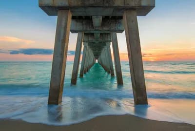 The Pier by Ryan Gamma. 30x45" Archival Luster Print, Archival mounting & Framing. signed/numbered