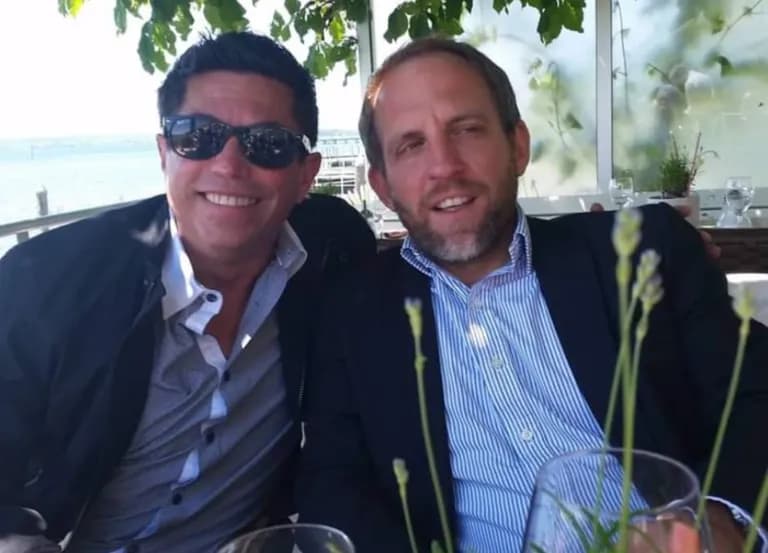 Simon Blümcke, Mayor of Friedrichshafen, Germany and Aldo Castillo.