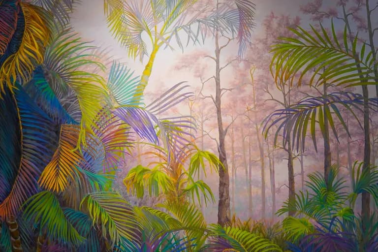 Melissa Lauren, Jungle, Acrylic on Canvas, 48 x 60 In