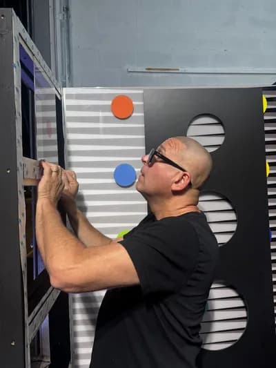 Hugo Diaz in his Miami studio.