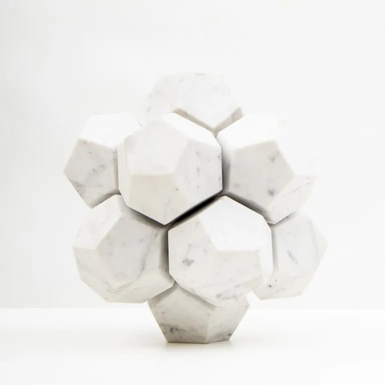 Kennsuke Sasaki White Dodecahedron
