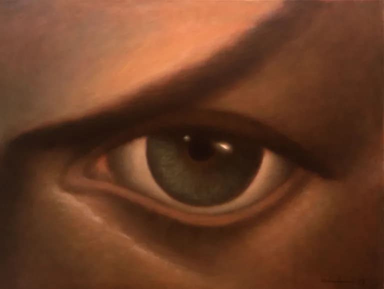 Rodolfo Abularach, Aquiles, oil on canvas
