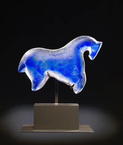 Marlene Rose Cobalt Ancient Horse