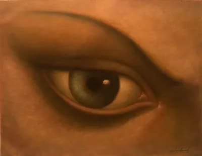 Rodolfo Abularach, Amiria, oil on canvas