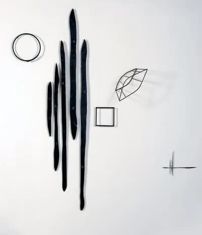 Carolina Sardi, Swords, Painted Steel