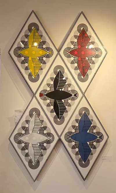 John Carroll Long, Heart Guardians, mixed media