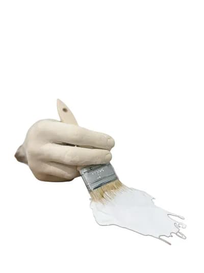 Paul Joseph White, The Artist's Hand V, Brush with Paint, 2026, concrete
