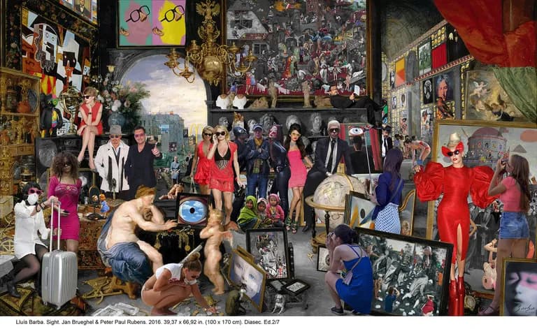 Lluis Barba, Sight, Jan Brueghel & Peter Paul Rubens, 2016, 39.37 X 66.92 in. (100 X 170 cm), Diasec, 2/7
