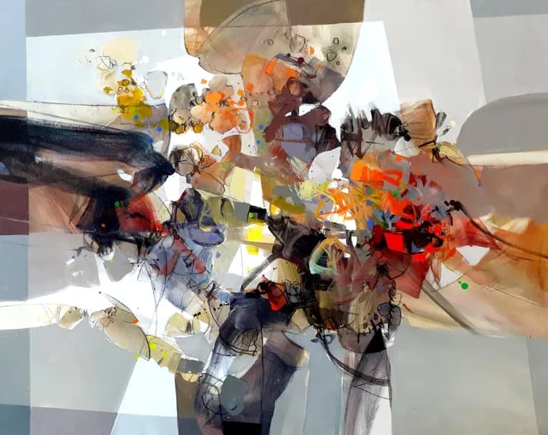 Ramon Chirinos, Fragments of Nature, 2019, acrylic on canvas