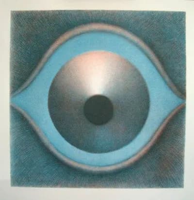 Rodolfo Abularach, Espacial L1, lithograph