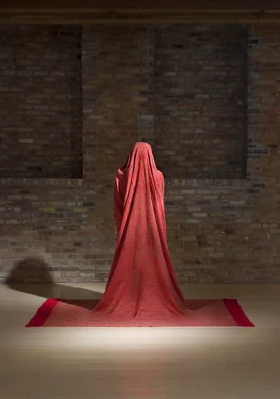 Scott Ashley, The Elephant, 68” h x 78” w x 58” d, Carpet and Mixed Media