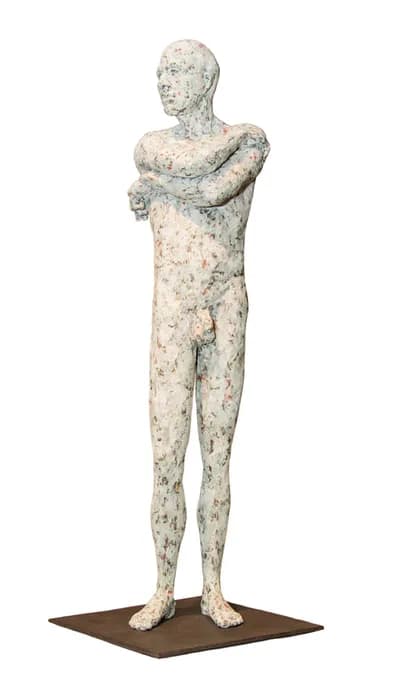 James Mathison, Hombre Plano, Plain Man IV, 1998, bronze