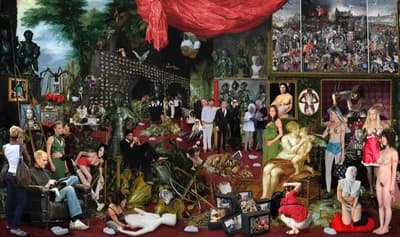 Lluis Barba, Travelers In Time, Touch, Jan Brueghel & Peter Paul Rubens, 2016, Diasec, 39.37 X 65.35 in (100 X 166 cm), 1/7