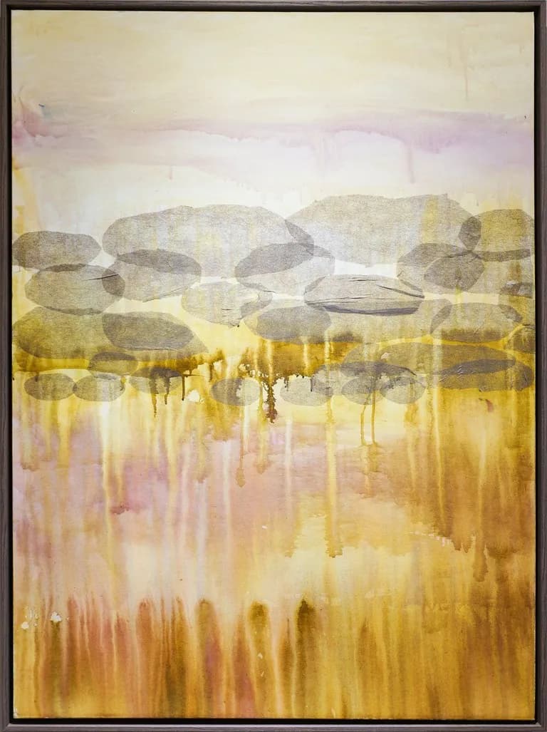 Lorna Marsh, Cloud Cover I, Mixed Media on Canvas, 48 x 36 In