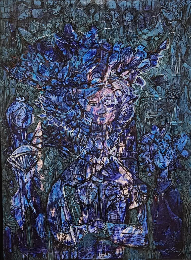 Fredy Villamil Lady with a Hat