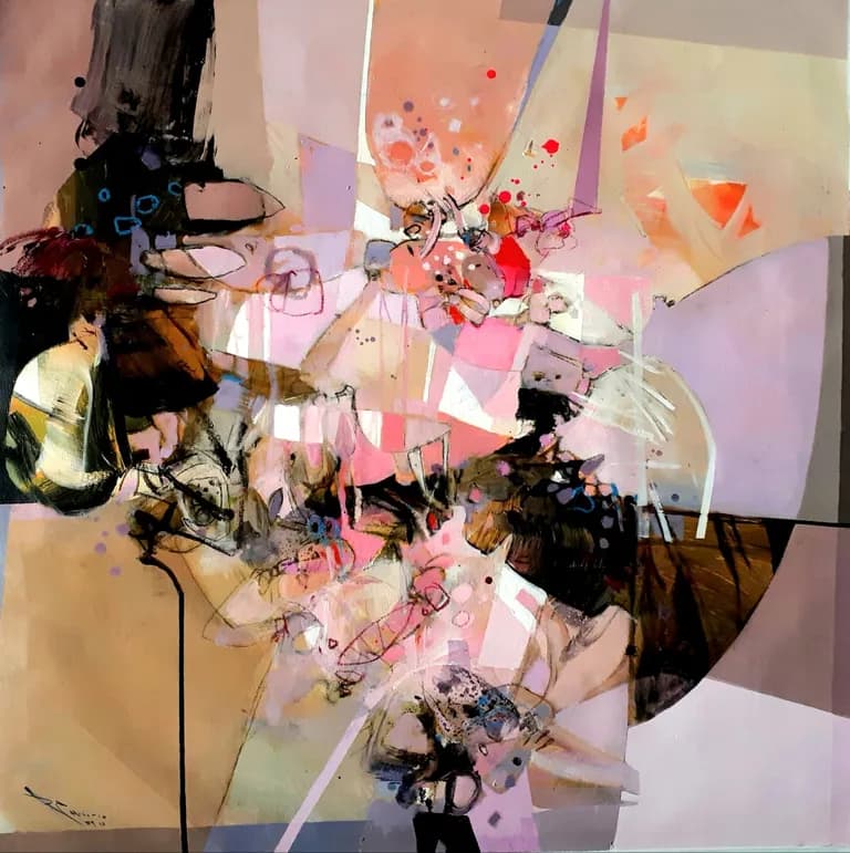 Ramon Chirinos, The Mystery of The Soul, 2017, acrylic on canvas