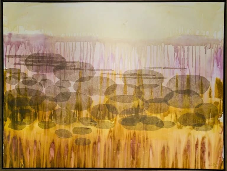 Lorna Marsh, Cloud Cover III, Mixed Media on Canvas, 48 x 36 In
