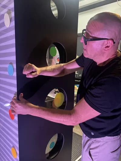 Hugo Diaz in his Miami studio.